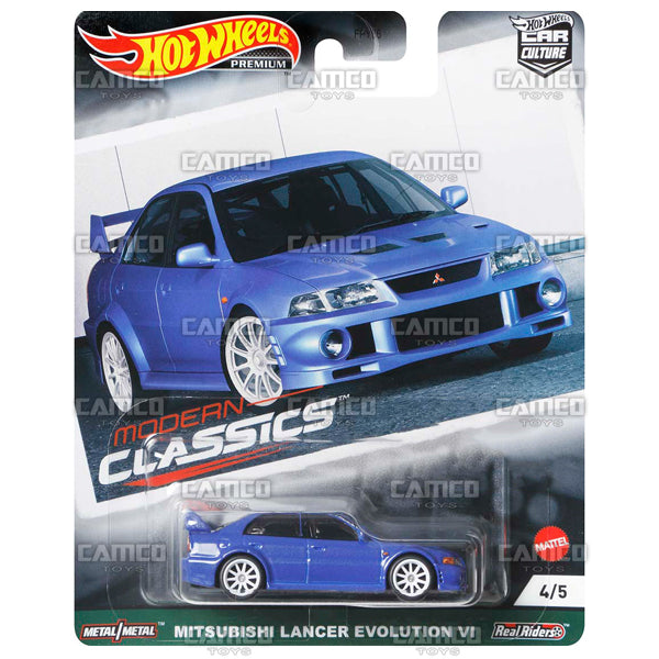 Mitsubishi Lancer Evolution VI - 2021 Hot Wheels Car Culture Modern Classics G Case Assortment FPY86-957G by Mattel