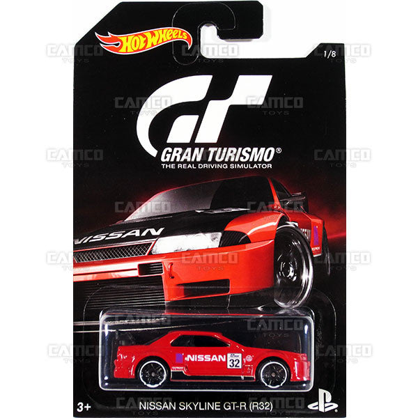 Nissan Skyline GT-R (R32) - from 2016 Hot Wheels GRAN TURISMO A Case Assortment DJL12-999A by Mattel.