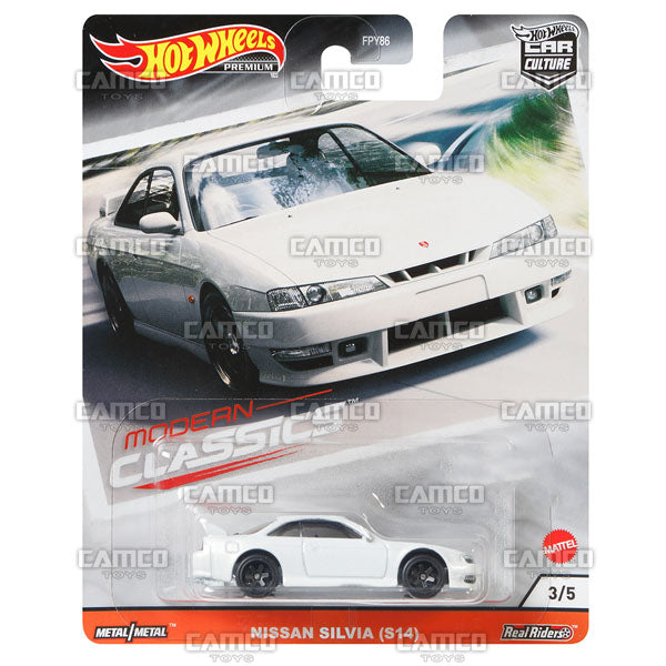 Nissan Silvia (S14) - 2020 Hot Wheels Premium Car Culture S Case MODERN CLASSICS Asortment FPY86-956S by Mattel.