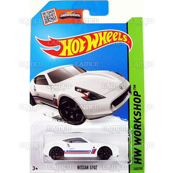 Nissan 370z #248 white JDM (HW Workshop) - 2015 Hot Wheels Basic Mainline C4982