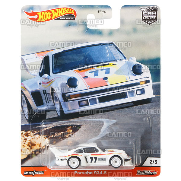 Porsche 934.5 - 2020 Hot Wheels Premium Car Culture R Case HILL CLIMBERS Assortment FPY86-956R by Mattel.