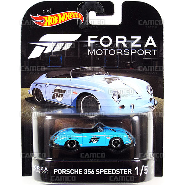 Porsche 356 Speedster (Forza Motorsport) - 2017 Hot Wheels Retro Replica Entertainment E Case assortment DMC55-956E by Mattel.