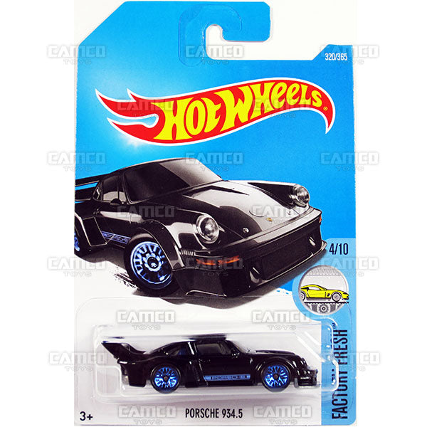 Porsche 934.5 #320 black (Factory Fresh) - 2017 Hot Wheels Basic Mainline P Case assortment C4982  by Mattel.