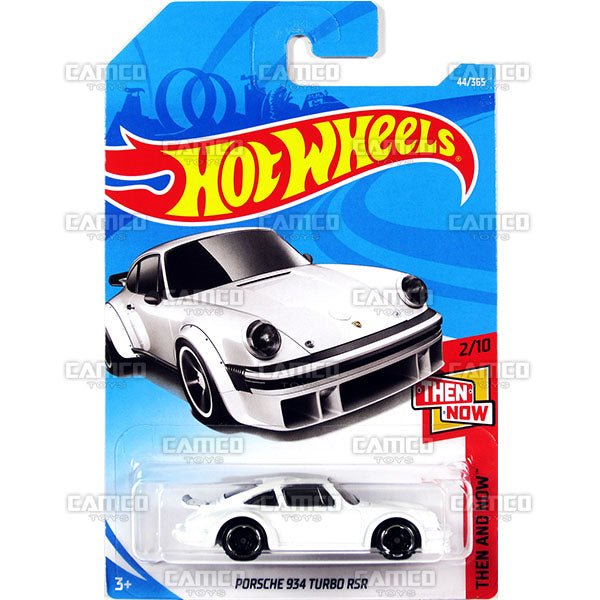 Porsche 934 Turbo RSR #44 white (Then and Now) - 2018 Hot Wheels Basic Mainline B Case Assortment C4982 by Mattel.