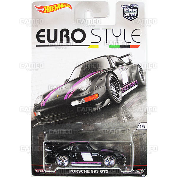 PORSCHE 993 GT2 (yokohama) - from 2016 Hot Wheels Car Culture B Case (EURO STYLE) assortment DJF77-956B by Mattel.