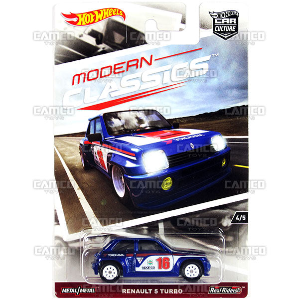 Renault 5 Turbo (MODERN CLASSICS) - 2017 Hot Wheels Car Culture K Case Assortment DJF77-956K by Mattel.