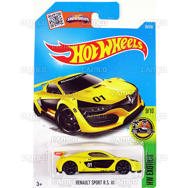 Renault Sport R.S #79 Yellow - 2016 Hot Wheels Basic Mainline G Case WorldWide Assortment C4982