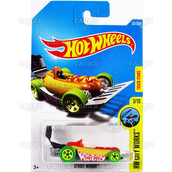 Street Wiener #331 (HW City Works) - 2017 Hot Wheels Basic Mainline P Case assortment C4982  by Mattel.