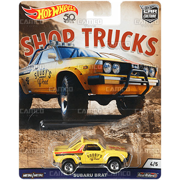 Subaru Brat - 2018 Hot Wheels Car Culture D Case SHOP TRUCKS Assortment FPY86-956D
