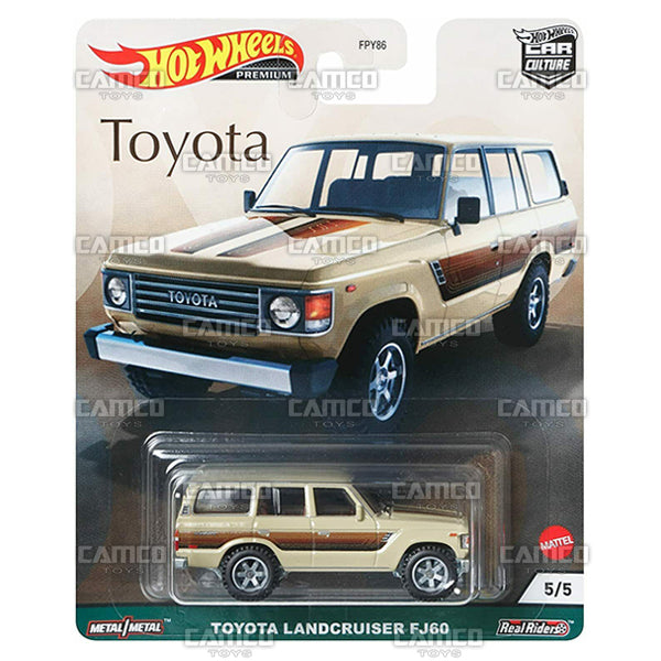 Toyota Landcruiser FJ60 - 2021 Hot Wheels Car Culture TOYOTA SERIES Case H Assortment FPY86-957H by Mattel