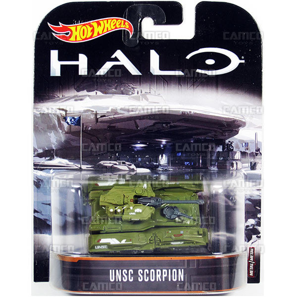 UNSC Scorpion  - 2017 Hot Wheels Retro Replica Entertainment B Case (HALO) Assortment DMC55-956B