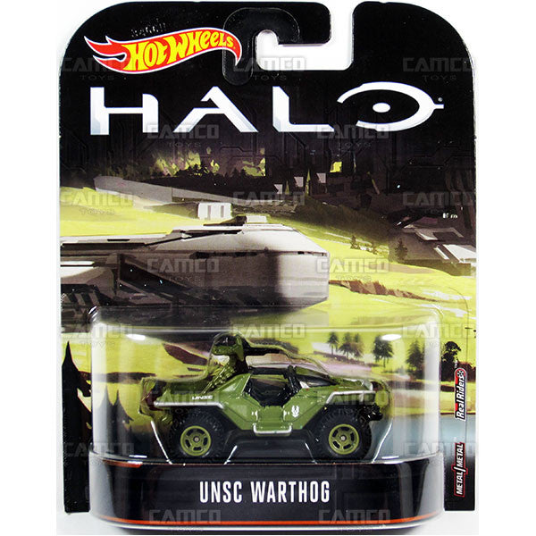 UNSC Warthog - 2017 Hot Wheels Retro Replica Entertainment B Case (HALO) Assortment DMC55-956B
