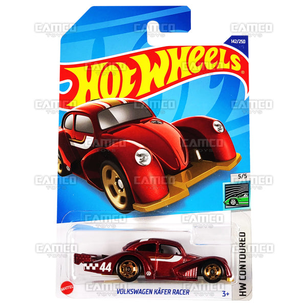 Volkswagen Kafer Racer #142 red - HW Contoured - 2022 Hot Wheels Basic Mainline 1:64 Case Assortment C4982 by Mattel.