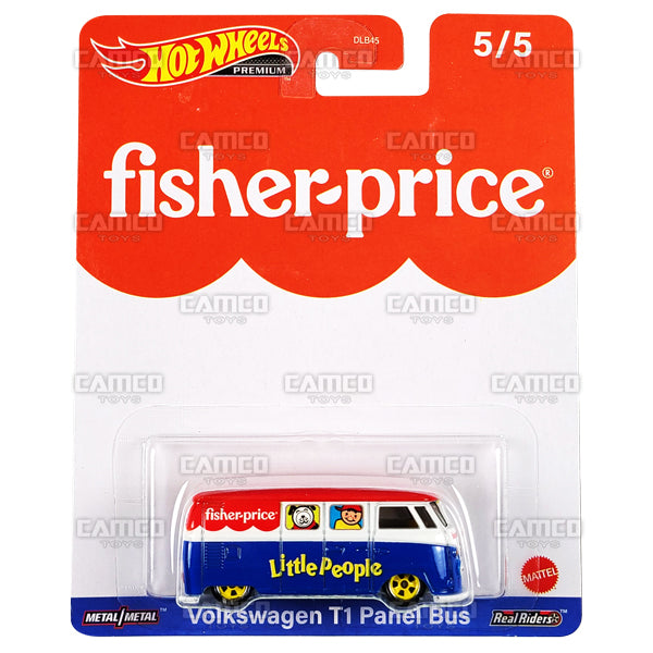 Volkswagen T1 Panel Bus #5 (Fisher Price) - 2022 Hot Wheels 1:64 Premium Pop Culture Mattel Brands Case R Assortment DLB45-946R by Mattel.
