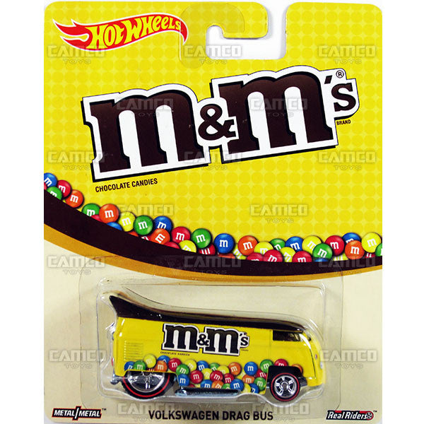 VOLKSWAGEN DRAG BUS (M&amp;M"s) - 2015 Hot Wheels Pop Culture B Case (MARS Candy) Assortment CFP34-956B by Mattel.