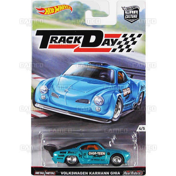 VOLKSWAGEN KARMANN GHIA - from 2016 Hot Wheels Car Culture D Case (TRACK DAY) Assortment DJF77-956D by Mattel.