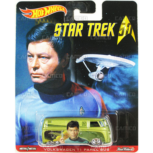 VOLKSWAGEN T1 PANEL BUS (Dr. McCoy) - from 2016 Hot Wheels Pop Culture B Case (STAR TREK 50th Anniversary) Assortment DLB45-956B by Mattel.