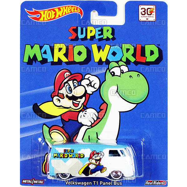 Volkswagen T1 Panel Bus (Super Mario World) - 2015 Hot Wheels Pop Culture F Case (SUPER MARIO) Assortment CFP34-956F by Mattel.
