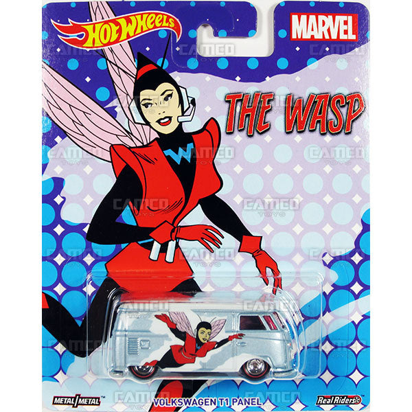 Volkswagen T1 Panel (The Wasp) - 2017 Hot Wheels Pop Culture WOMEN OF MARVEL Case J Assortment DLB45-956J