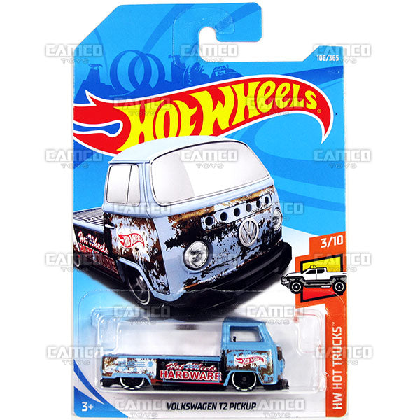 Volkswagen T2 Pickup #108 blue - 2018 Hot Wheels Basic Mainline E Case Assortment C4982 by Mattel.